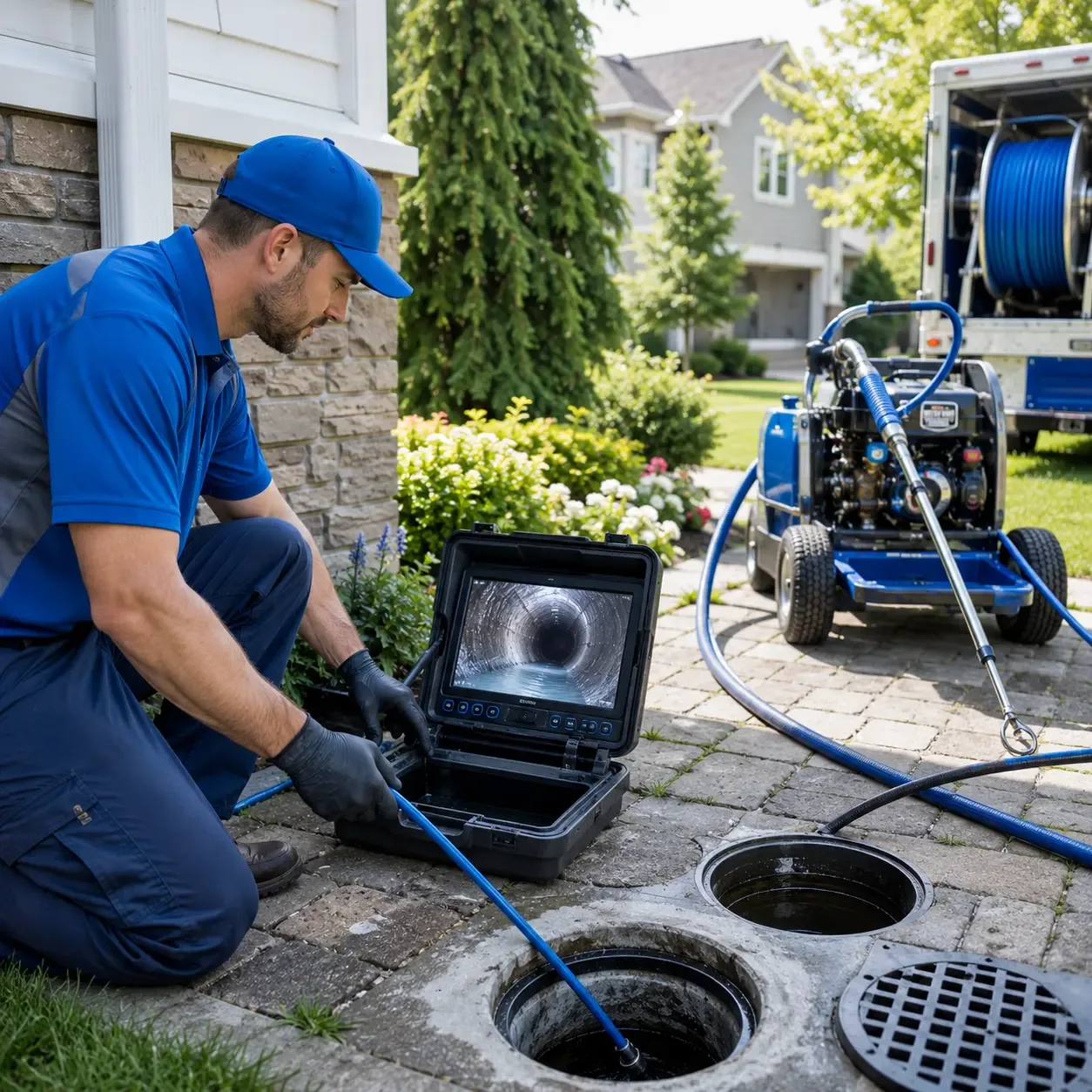 Outdoor drain cleaning professionals serving Northfield, CT