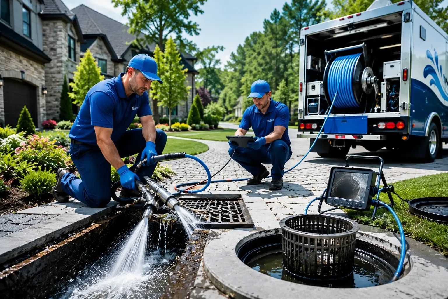 Local outdoor drain cleaning professionals in Northfield, CT